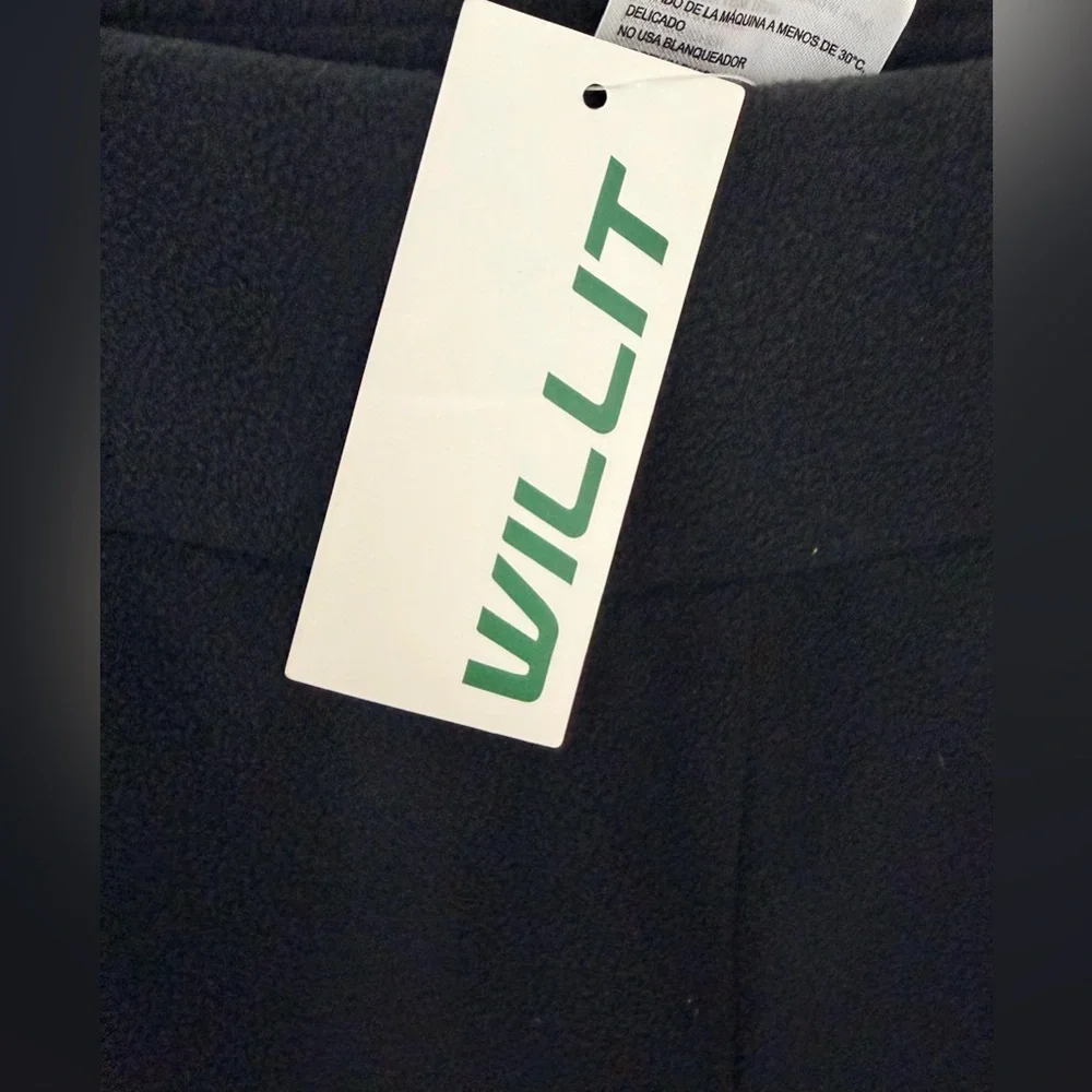 Willit Woman’s Black Polar Winter Fleece Joggers/Sweatpants w/Pockets   XXL  NWT - Picture 8 of 11
